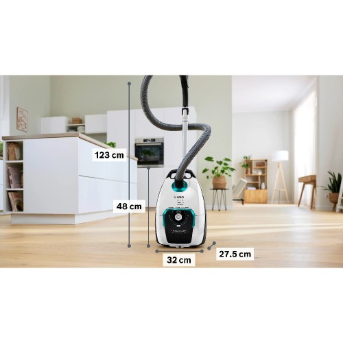 ΣΚΟΥΠΑ ΗΛΕΚΤΡΙΚΗ BOSCH BGL8HYG0L WHITE 5LT 890W 10ΕΤΗ ΕΓΓΥΗΣΗ ΣΤΟ ΜΟΤΕΡ